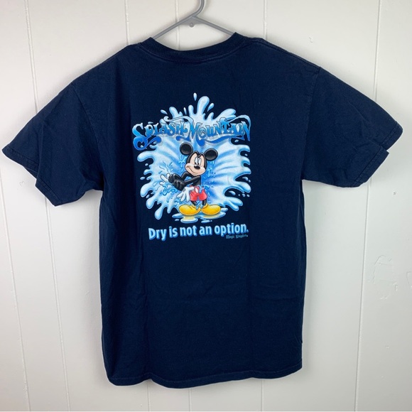 Disney Shirts Vintage Disney World Splash Mountain Shirt Blue Adult